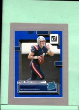 2022 Donruss Press Proof Blue #329 Bailey Zappe MINT Auto Patriots Rate ID:50281