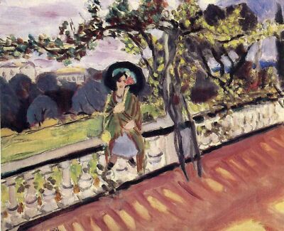 Henri Matisse On the Terrace Parc Liserb 1921 Fauvism 17'' x 22'' Archival Prints