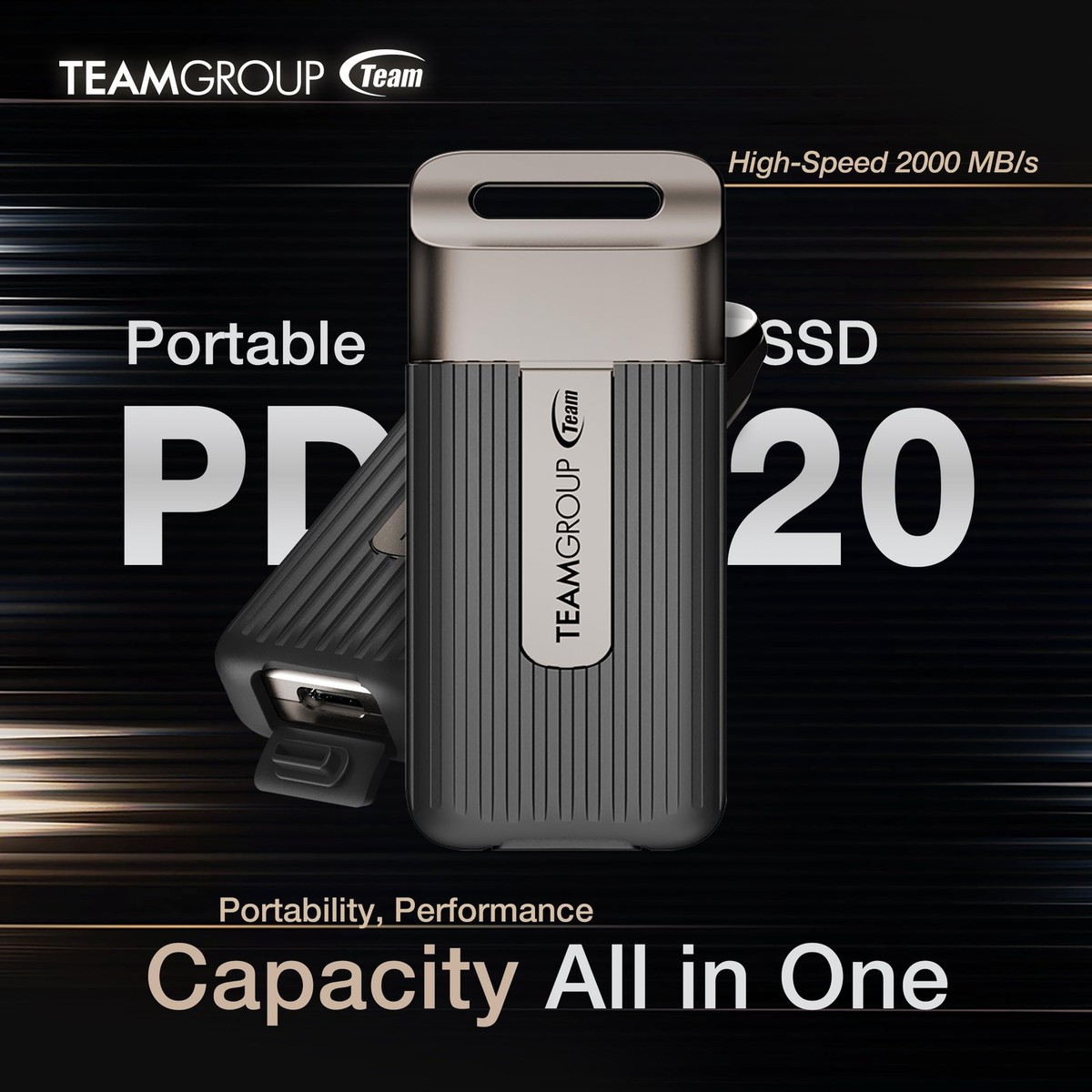 Teamgroup Pd20 2Tb Portable External Solid State Drive Ssd Read Up