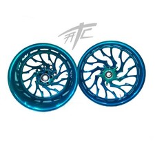 NINJA 360 FAT TIRE SAPPHIRE BLUE HELLIAN WHEELS 12-20 KAWASAKI NINJA ZX-14R