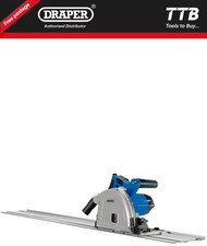 Draper 57341 165mm Plunge Saw With Rail 