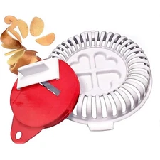 Microwave Potato Chip Maker & Slicer Set – BPA-Free Tray for Veggies and Snacks