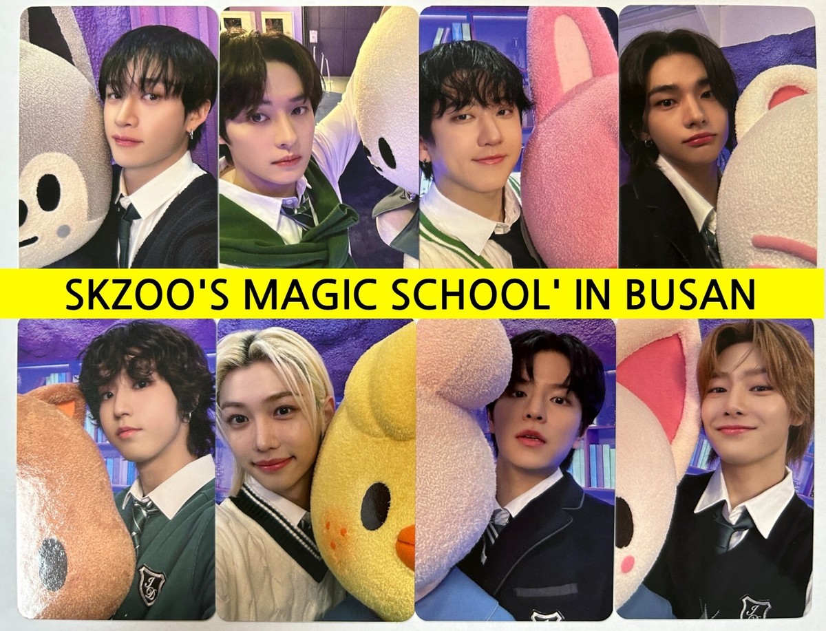 StrayKids Magic school 韓国　釜山ポップアップ　ネームタグ Stray Kids x SKZOO POP-UP & CAFE 'SKZOO'S MAGIC SCHOOL' IN