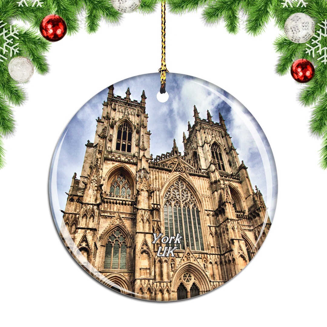 UK England York Minster Christmas ornament city travel souvenir
