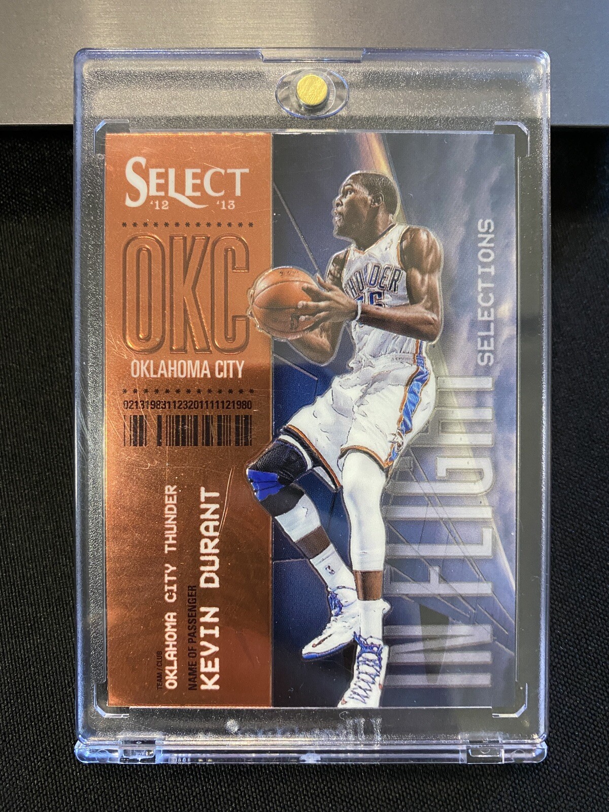 2012-13 Panini Select In Flight Selections Kevin Durant #20