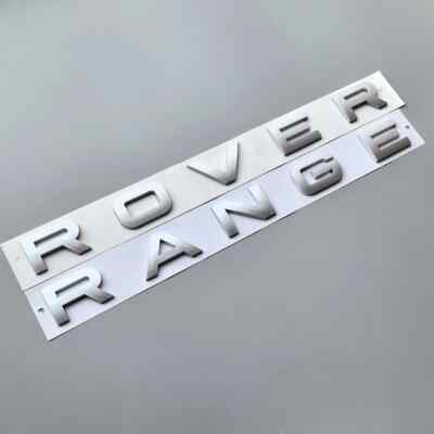 Pure Color Letters Hood Rear Nameplate for Range Rover ABS Car Emblem Stickers