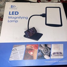 3X MagniPros Magnifying Lamp with Stands  USB port for Reading  Close Work