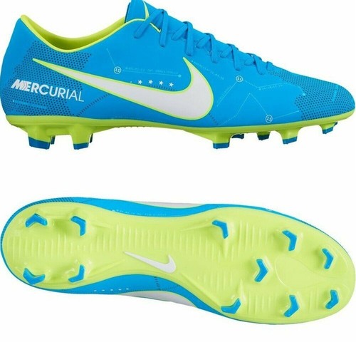 Rare Nike Mercurial Victory V FG Neymar Botines De Fútbol 921509-400 Azul  Blanco Talla 13 | eBay