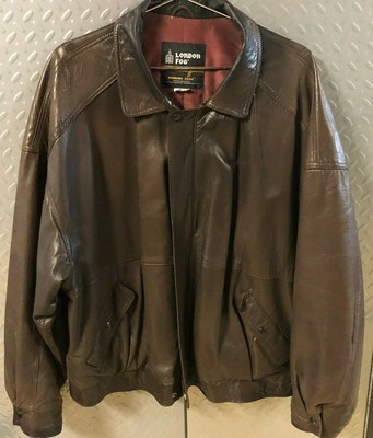 31814 Vintage Mens London Fog Leather Ers Pilots Jacket Coat Size 46 - London Fog Leather Jacket Mens 31814 Vintage Mens London Fog Leather Ers Pilots Jacket Coat Size 46 - London Fog Leather Jacket Mens