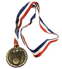 Seattle Parks Recreation Girls Boys Basketball Medal w/ Ribbon Washington WA