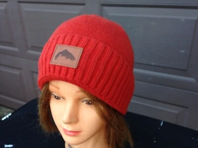Simms Fly Fishing Dockwear Beanie Hat - Wool Simms Orange