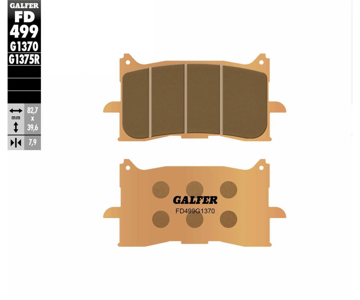 Galfer Front Brake Pads HONDA CRF 1000 L AFRICA TWIN ADV SP DCT 2018 2020 FD499