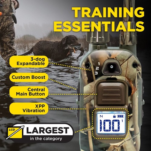 Dogtra 1900X Camouflage Remote Trainer 2-Dog Collar 3/4 mi, XPP Vibration & Tone - Picture 4 of 23