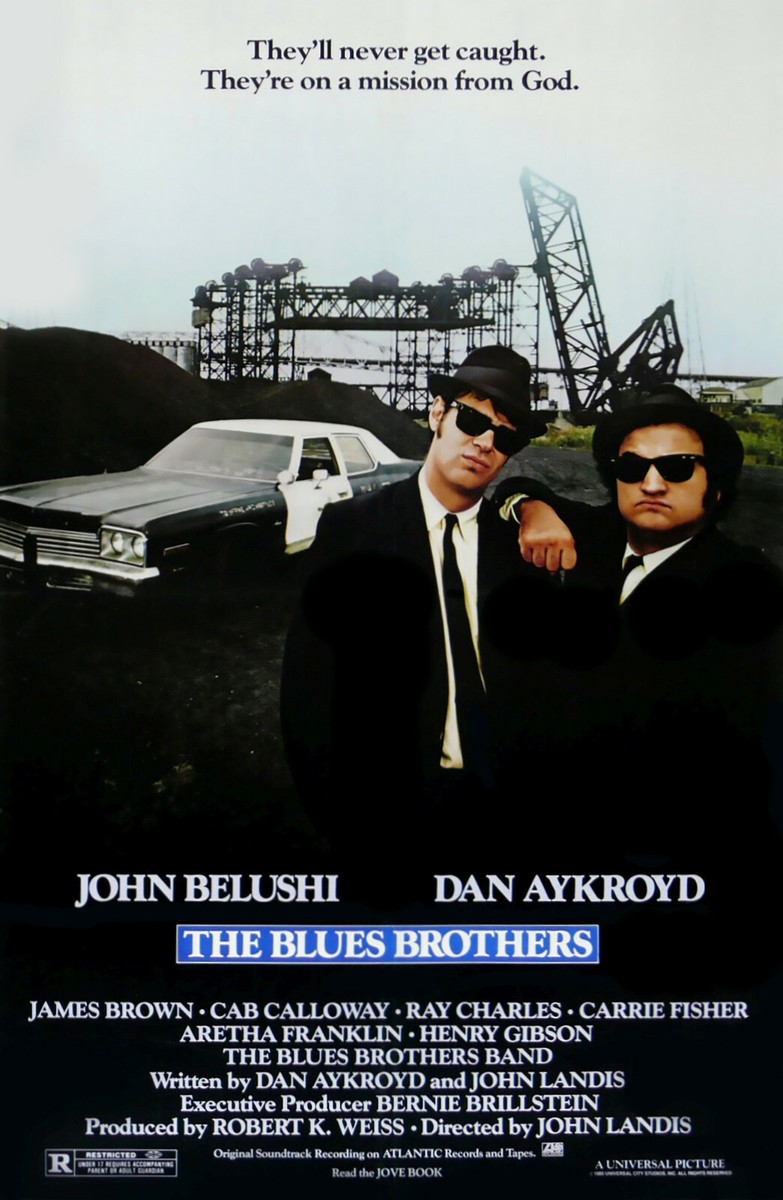 The blues brothers ブルースブラザーズ　1990 ポスター The Blues Brothers Original Movie Poster Print & Unframed Canvas