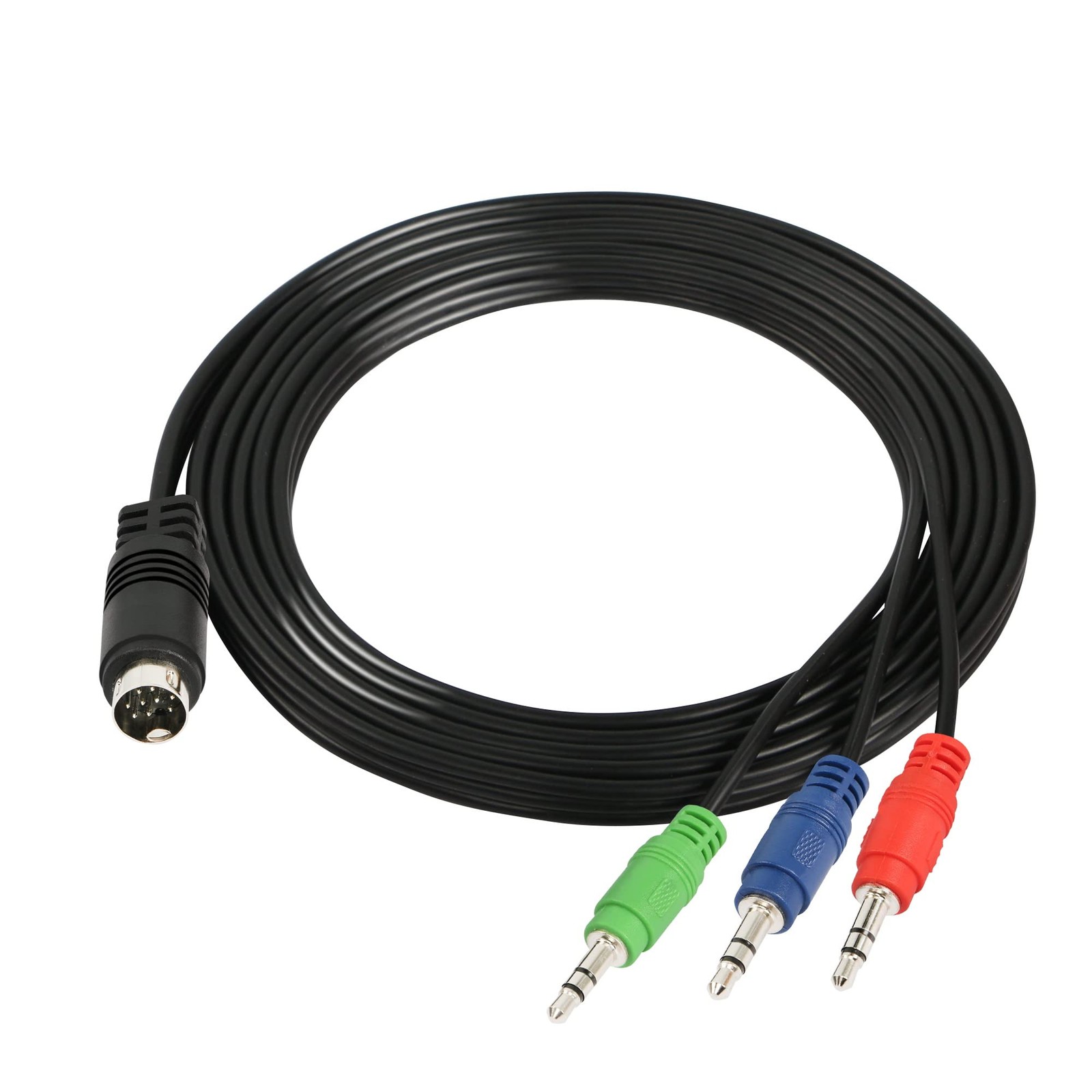 1.8m Mini DIN 9 Pin to 3.5mm Audio Cable for Equipment