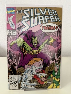 The Silver Surfer #37 Marvel Comic US Heft bagged and Boarded