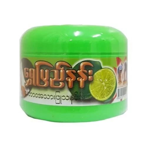 3x SHWE PYI NANN Myanmar Tanaka Powder Reduce Acne blemishes freckles Green jar