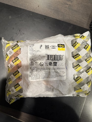 Viega ProPress 77058  1" 45 Degree Street Elbow BAG of 5.  1"x1" P x FTG  NEW