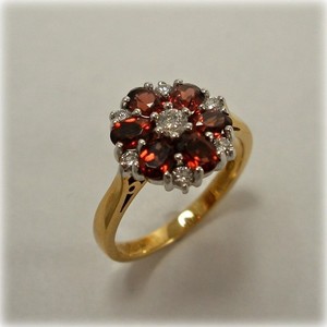 Authentic 2.20Ct Oval Cut Simulated Red Garnet Wedding Band Ring In 14k Yellow Gold Plated