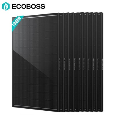 12V 100W 200W 300W 1000W Solar Panel Mono N-Type RV Boat Home Off-Grid Battery