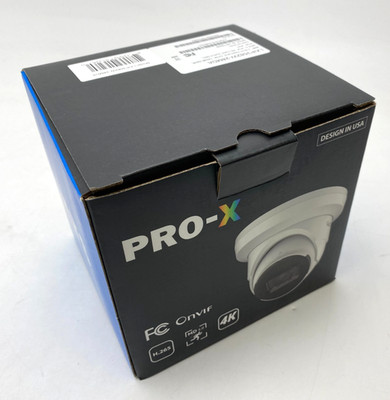 LTS PRO-X 8MP 2.8mm WDR BUILT-IN MIC AI TURRET IP NETWORK CAMERA LXIP3582W-28MDA