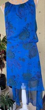 Marina Gray Dress Blue Febbricato in Italy art 01230 95 Viscose 5 Elastane
