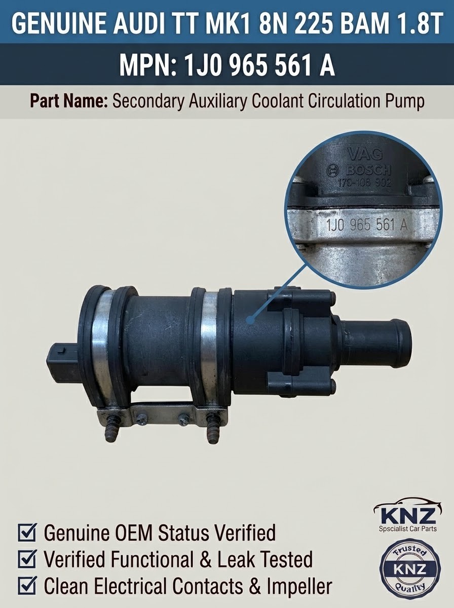GENUINE AUDI TT MK1 8N 225 BAM 1.8T Secondary Auxiliary Water Pump 1J0965561A