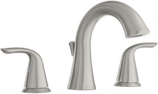 Glacier Bay Irena 2 Handle Widespread Bathroom Faucet Brushed Nickel 1008088856