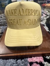 Gold Trump MAGA Hat  🔥 Cali-Fame