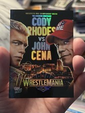🔥2025 Topps Now WWE Cody Rhodes vs John Cena Wrestlemania 41 #WM1SP 🌈Foil SP