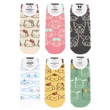 Sanrio Characters Friends Face Cute Adult Casual Ankle Socks 1 Pair 