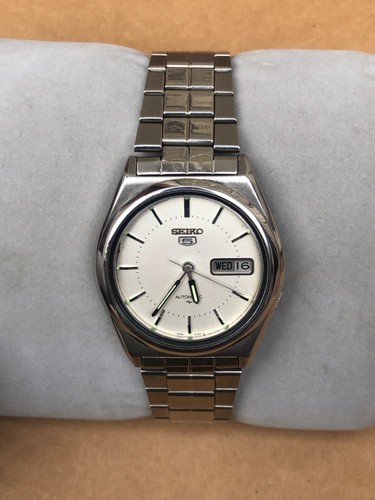 Vintage Seiko 5 7009-8331 Day-Date Automatic Japan Men's Watch - Picture 3 of 14