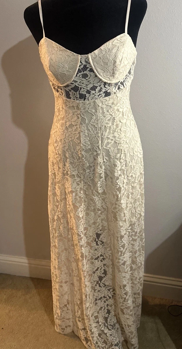 formal white dress WHITE GARCIA SILK RUFFLES DRESS | CULT MIA main image 0