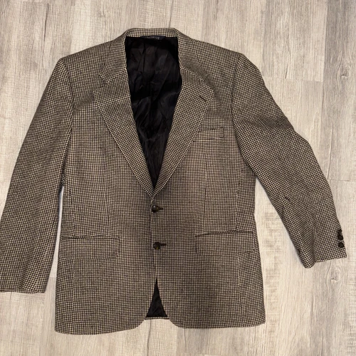 Blazer sportivo Burberrys uomo vintage puro pelo di cammello 2 bottoni G11