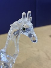Swarovski Silver Crystal Baby Giraffe Figurin...