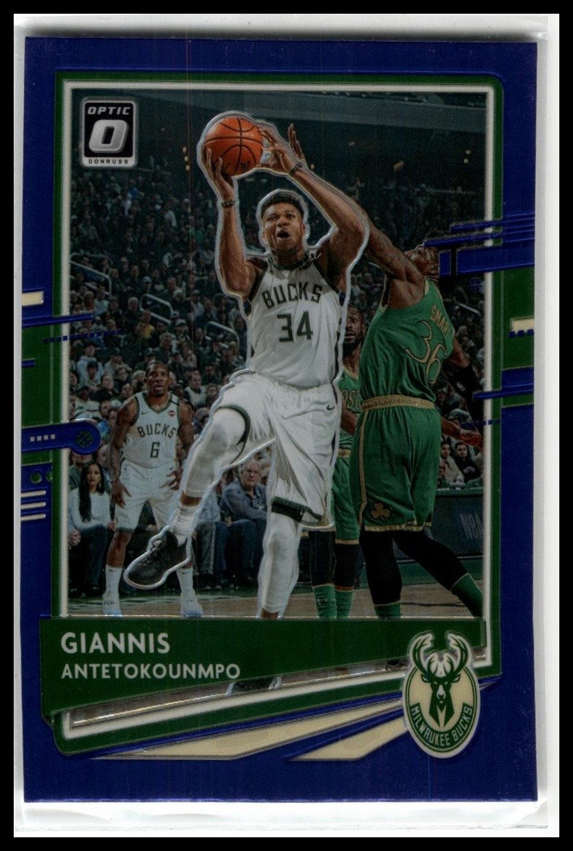 2020-21 Donruss Optic #29 Giannis Antetokounmpo Purple