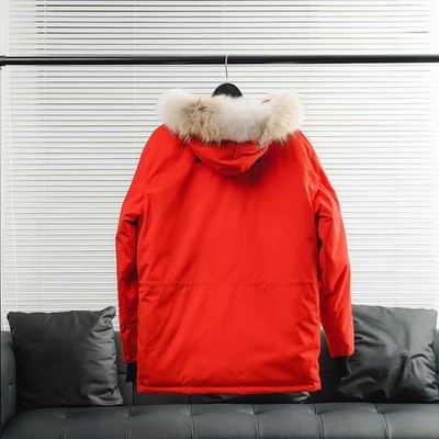 Men's Canada Goose 08 Expedition Parka Off Red Down Jacket⚡️ | eBay