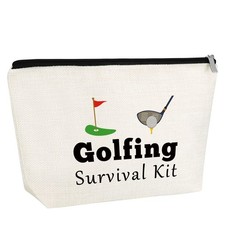 Golf Gifts for Women Golf Makeup Bag Gifts for Golf Lover Golfer Cosmetic Bag...
