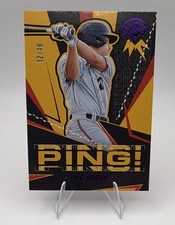 2025 Panini Prospect Edition Ike Irish Ping! #1 Purple Parallel /49 Insert