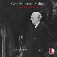 Aldo Orvieto - Malipiero Complete Piano 2 - Cd - G4Z