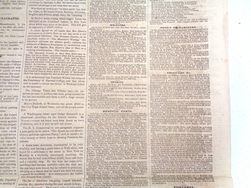 November 3, 1859 copy of Boston Press and Post John Brown Harpers Ferry trial - Picture 6 of 15