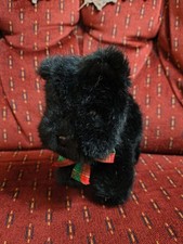 Russ Blackie Scottie Dog Plush Stuffed Animal Black Small 1984 Vintage MPN 513