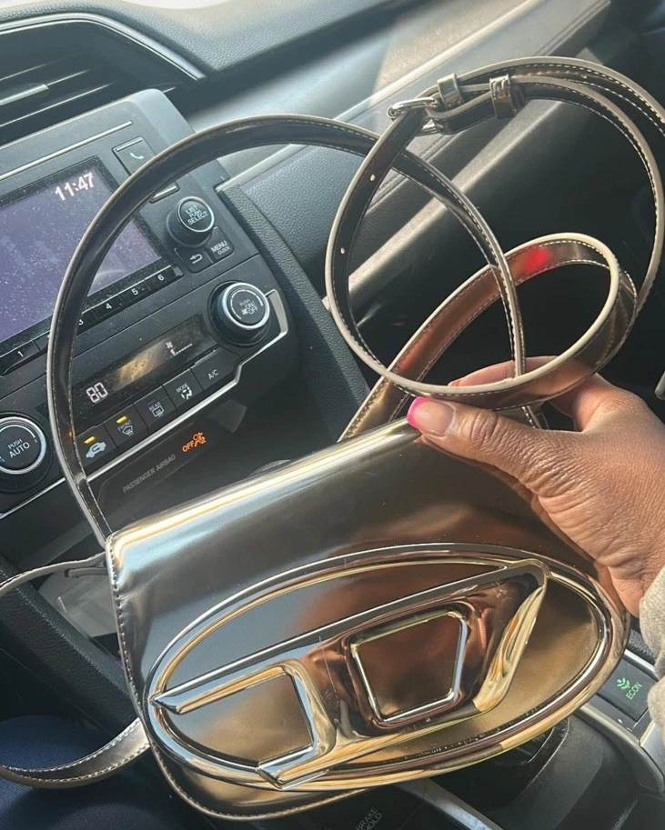 diesel black gold bag products for sale | eBay