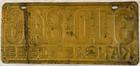 1929 Vintage Antique Kansas License Plate Yellow/Black "310-846 KANSAS 1929" — photo 5