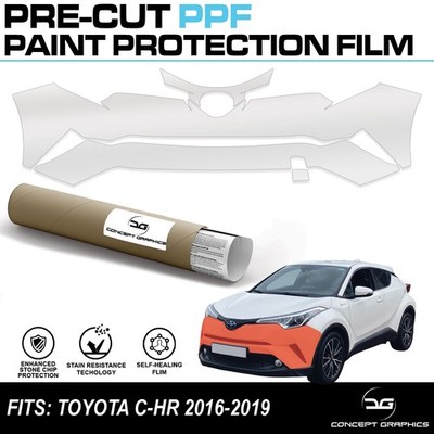 Stoßstange vorne Steinschlagschutz PPF Lackschutzfolie für Toyota C-HR 16-19
