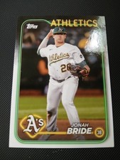 2024 Topps Oakland Athletics #OAK-11 Jonah Bride