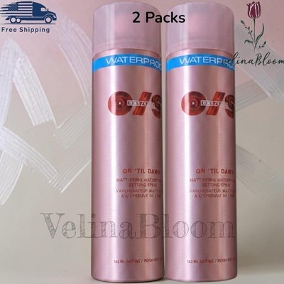 One Size On 'Til Dawn Mattifying Waterproof Setting Spray 143 ml/3.4 oz (2 Pack)