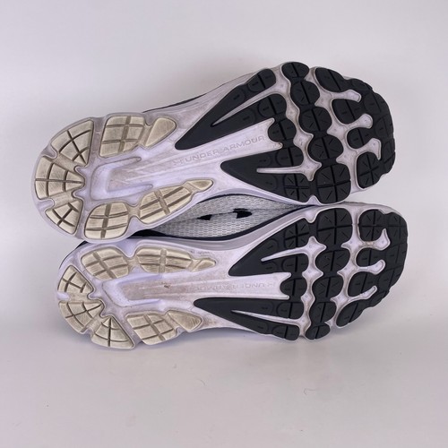Under Armour Men Charged Gemini 3026501-101 White Running Shoes Size 8.5 - Picture 10 of 12