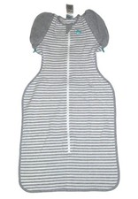 Love to Dream Swaddle UP Gray Stripe Transition Bag LARGE 19-24 LBS 1.0 TOG EUC
