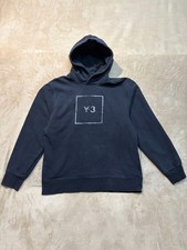 Y-3 Adidas Yohji Yamamoto Hoodie Black Logo P...